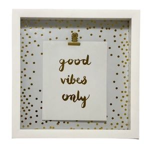 “Good Vibes Only” Canvas Wall Art